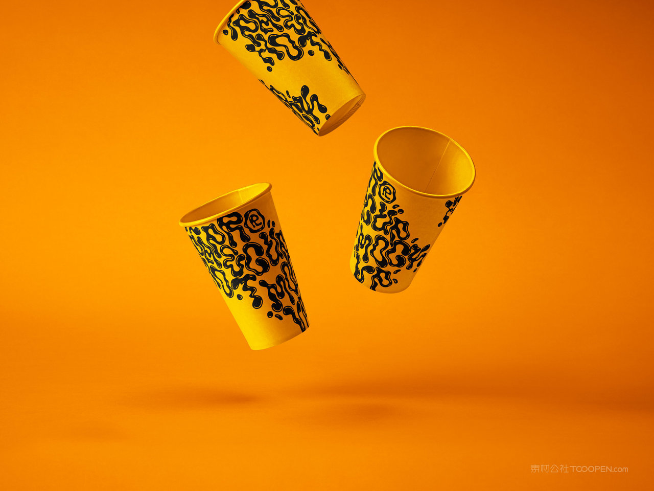纸杯样机效果图设计展示