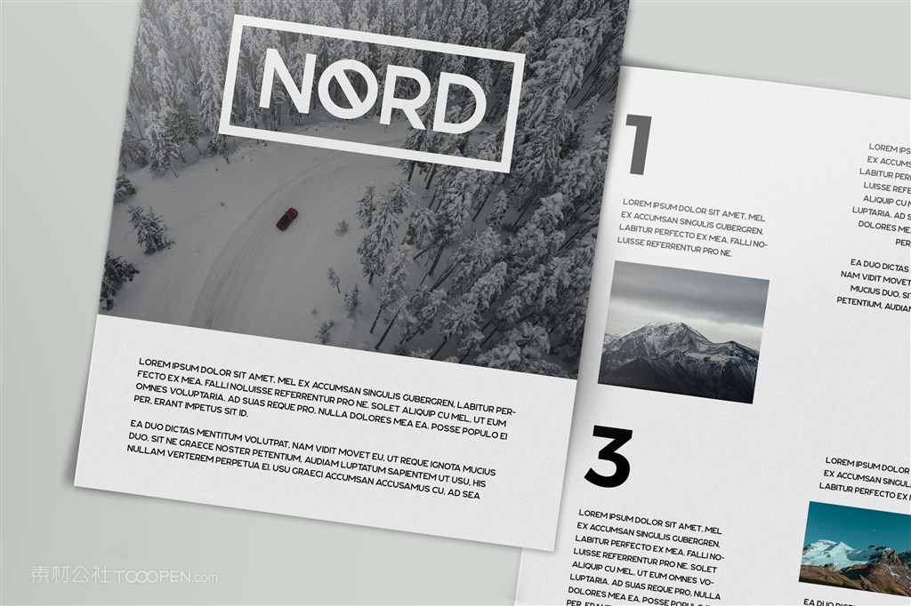 海报a4宣传单样机