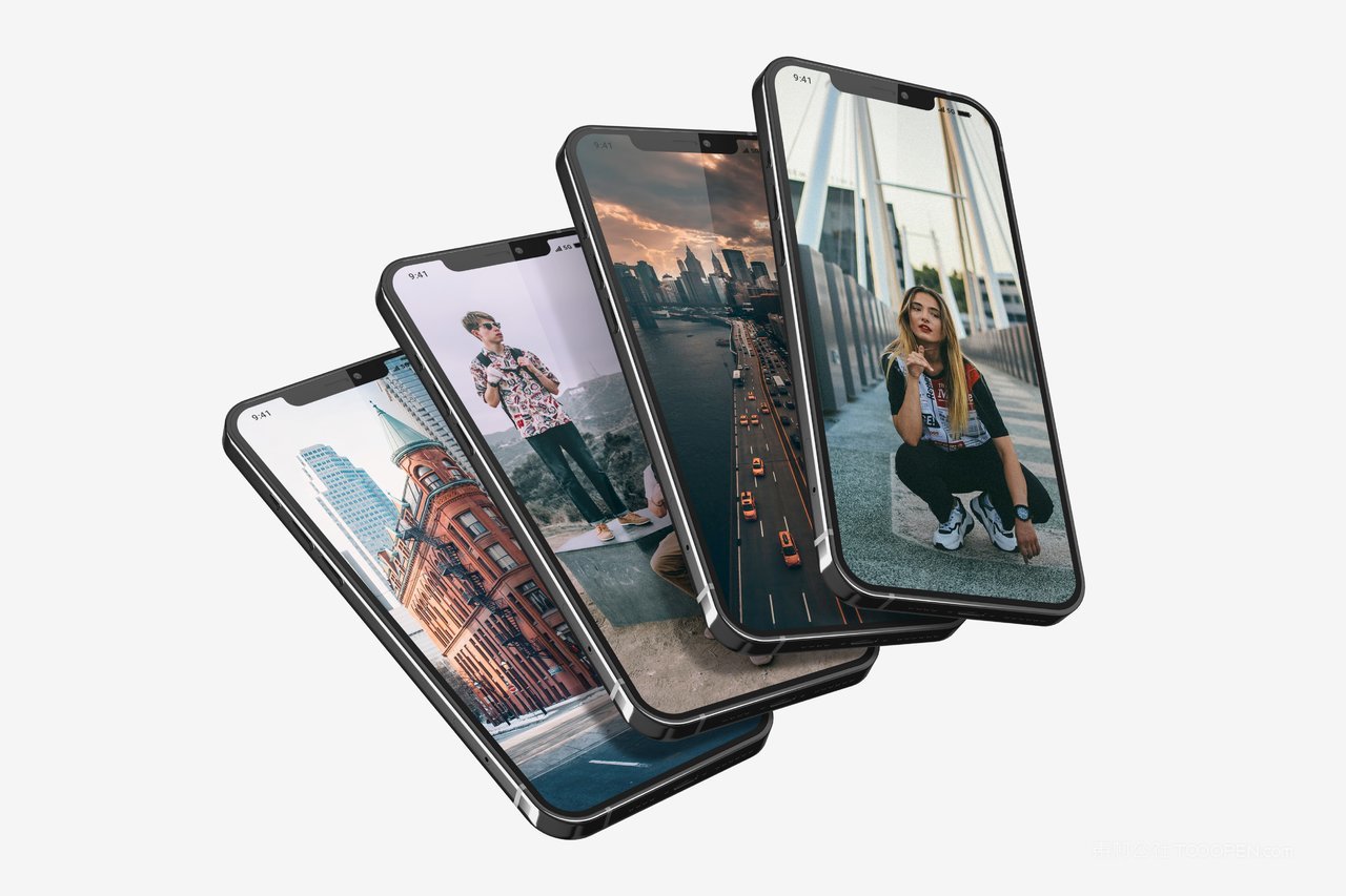 iphone13pro手机光影场景样机 (14)