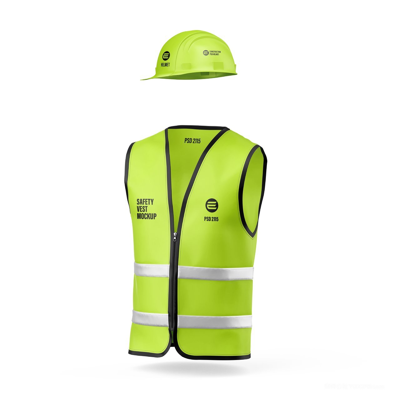 安全背心头盔样机