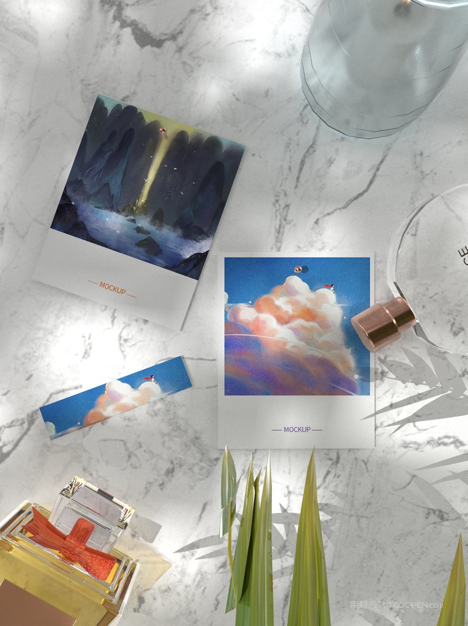 中国文创照片墙面装饰照片样机