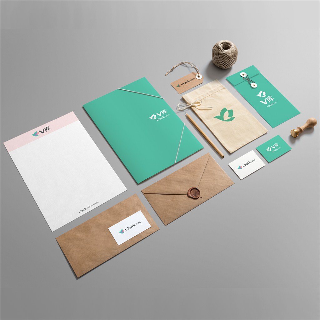 科技公司VI设计模板样机