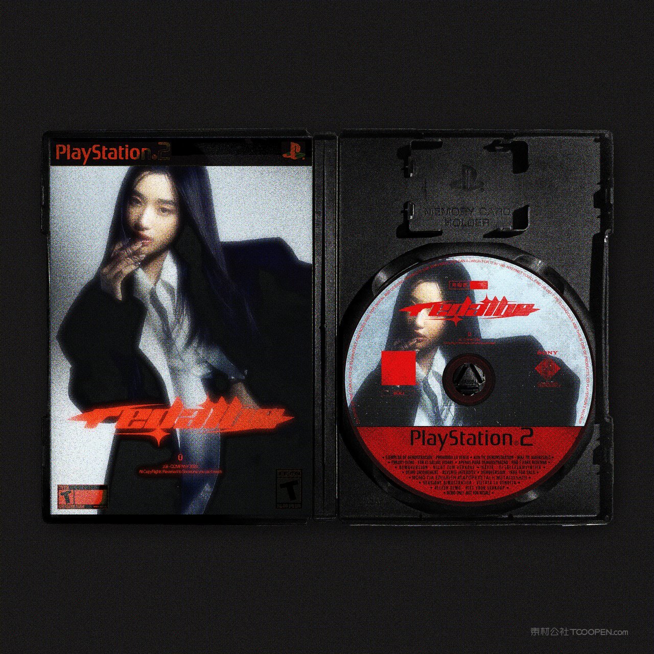 【2086期】复古cd专辑唱片样机 (2)