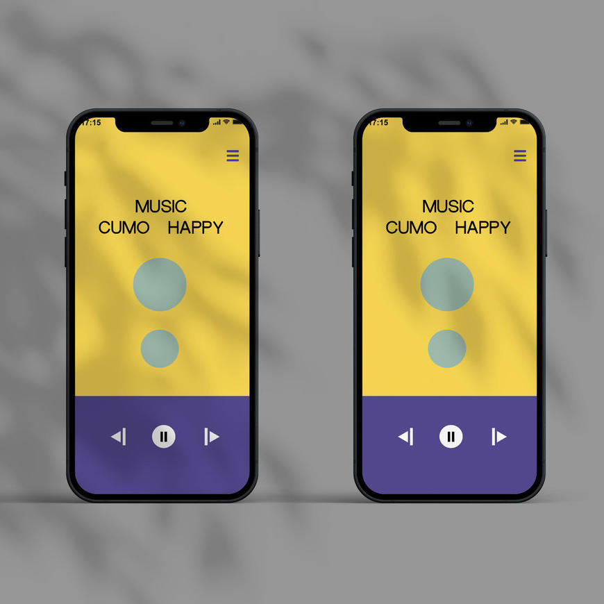 竖立的iphone12手机界面样机