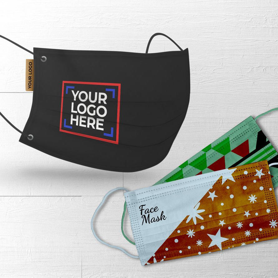 三个印花口罩样机 (1)