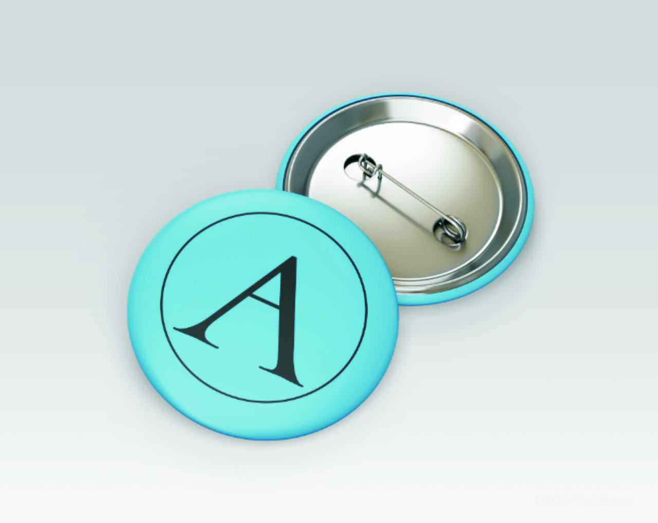 精美大气徽章样机设计