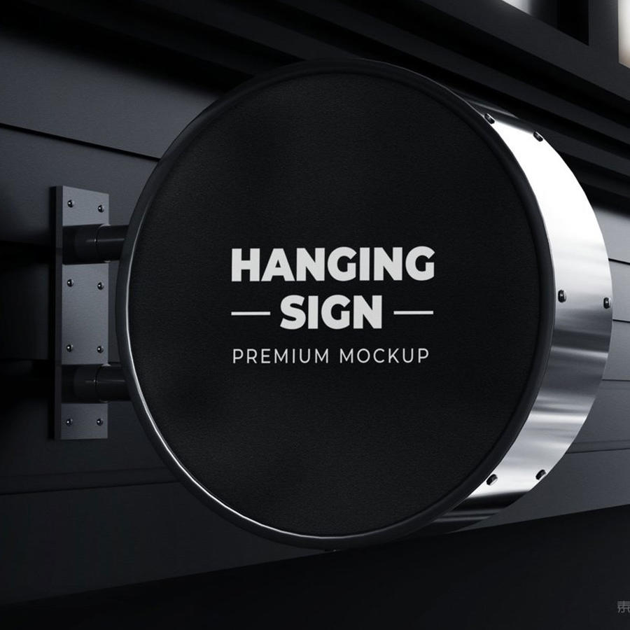 【1931期】企业立体logo标志样机 (3)