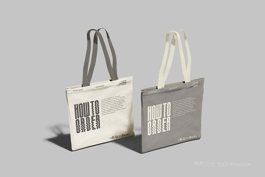 帆布手提袋样机
