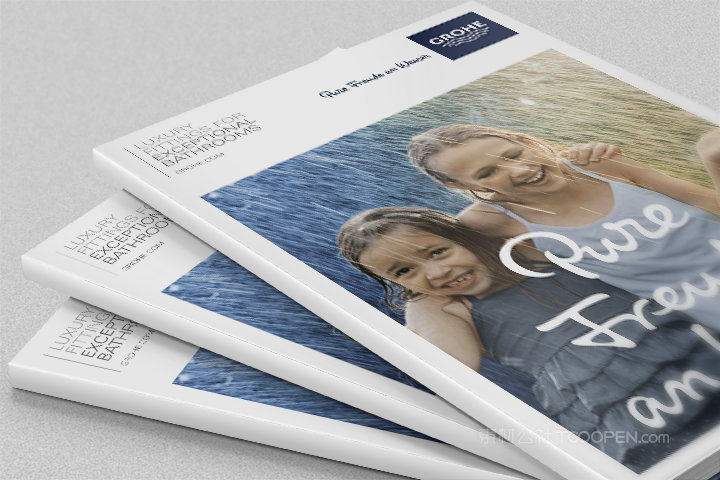 position杂志宣传册胶装画册样机 (2)