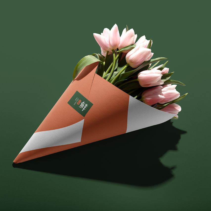 鲜花果蔬品牌连锁店vi样机 (2)