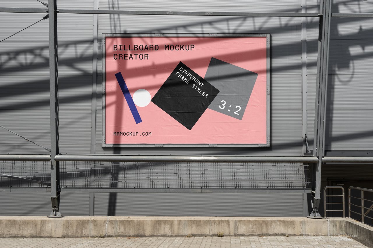 户外街头海报企业宣传展示样机 (15)