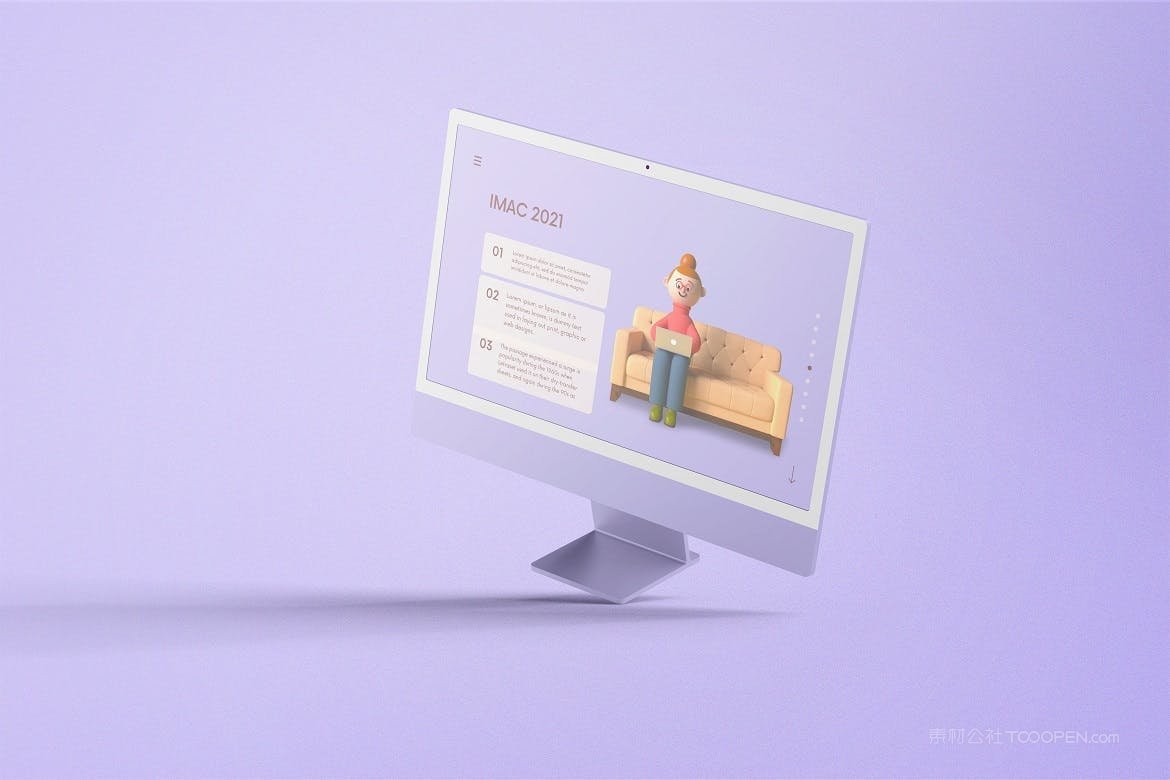 imacm1苹果电脑显示器样机