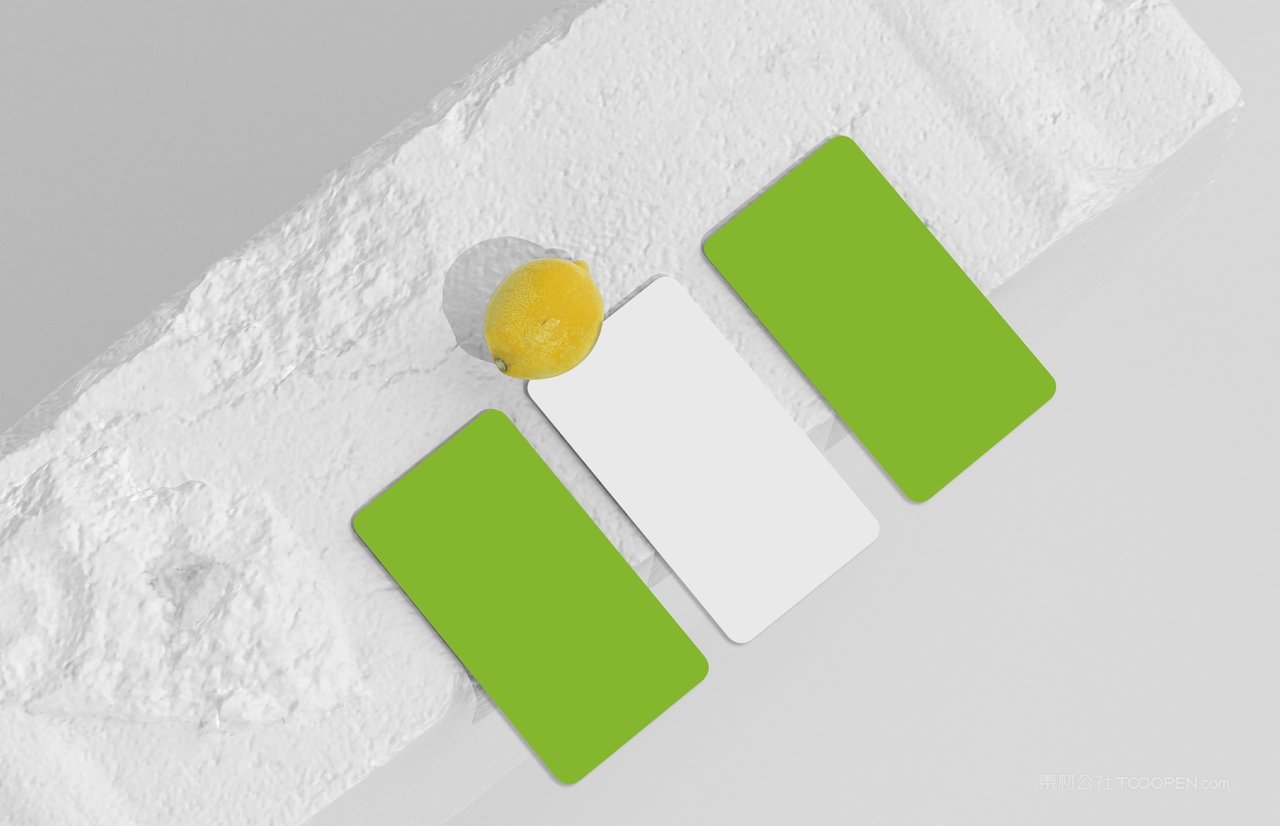 高级奶茶名片餐饮品牌vi包装样机