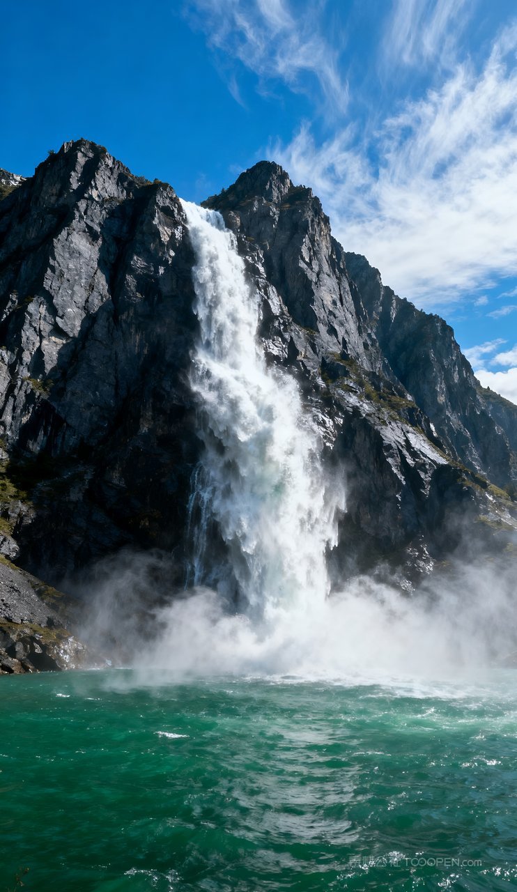 摄影青山山水意境唯美山峰天空蓝天