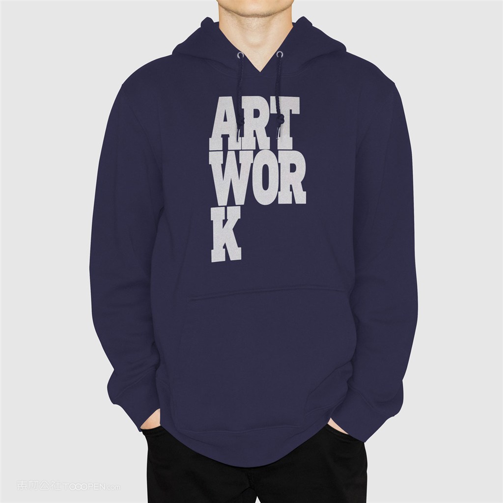 带领长袖卫衣工装服装展示样机