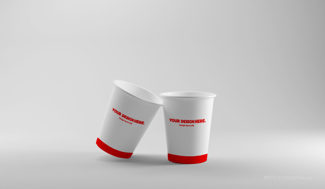 vi纸杯标志广告海报塑料杯办公用品样机