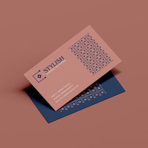 时尚名片样机