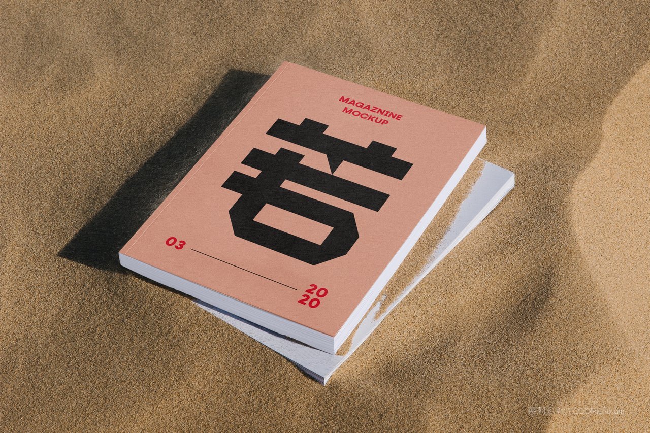 book杂志书籍企业画册展示场景样机 (14)