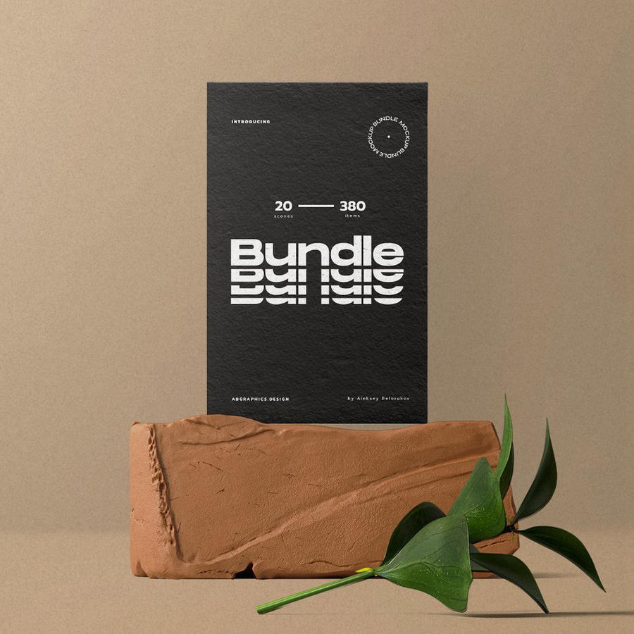 黑色宣传海报场景样机 (18)