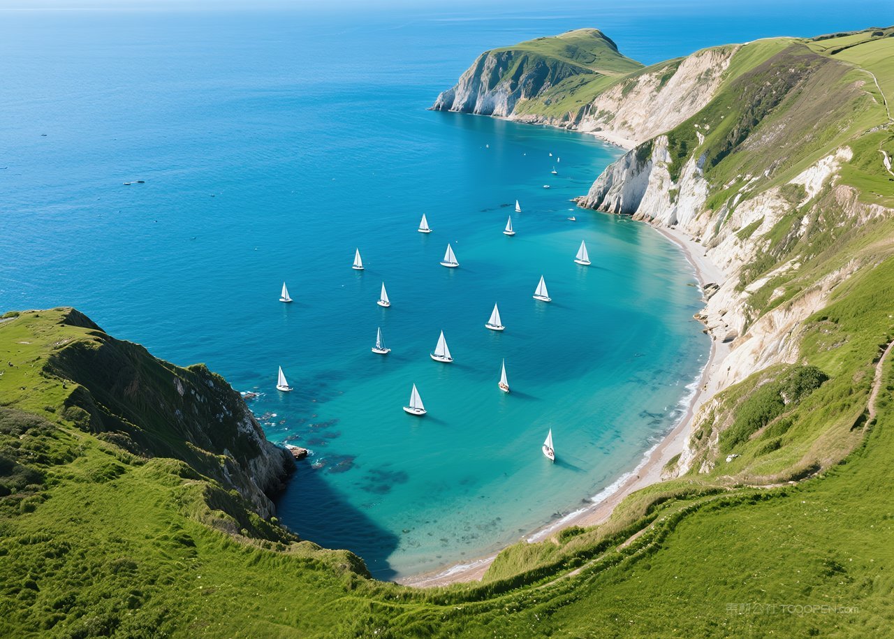 海边天空唯美海景风景大海自然