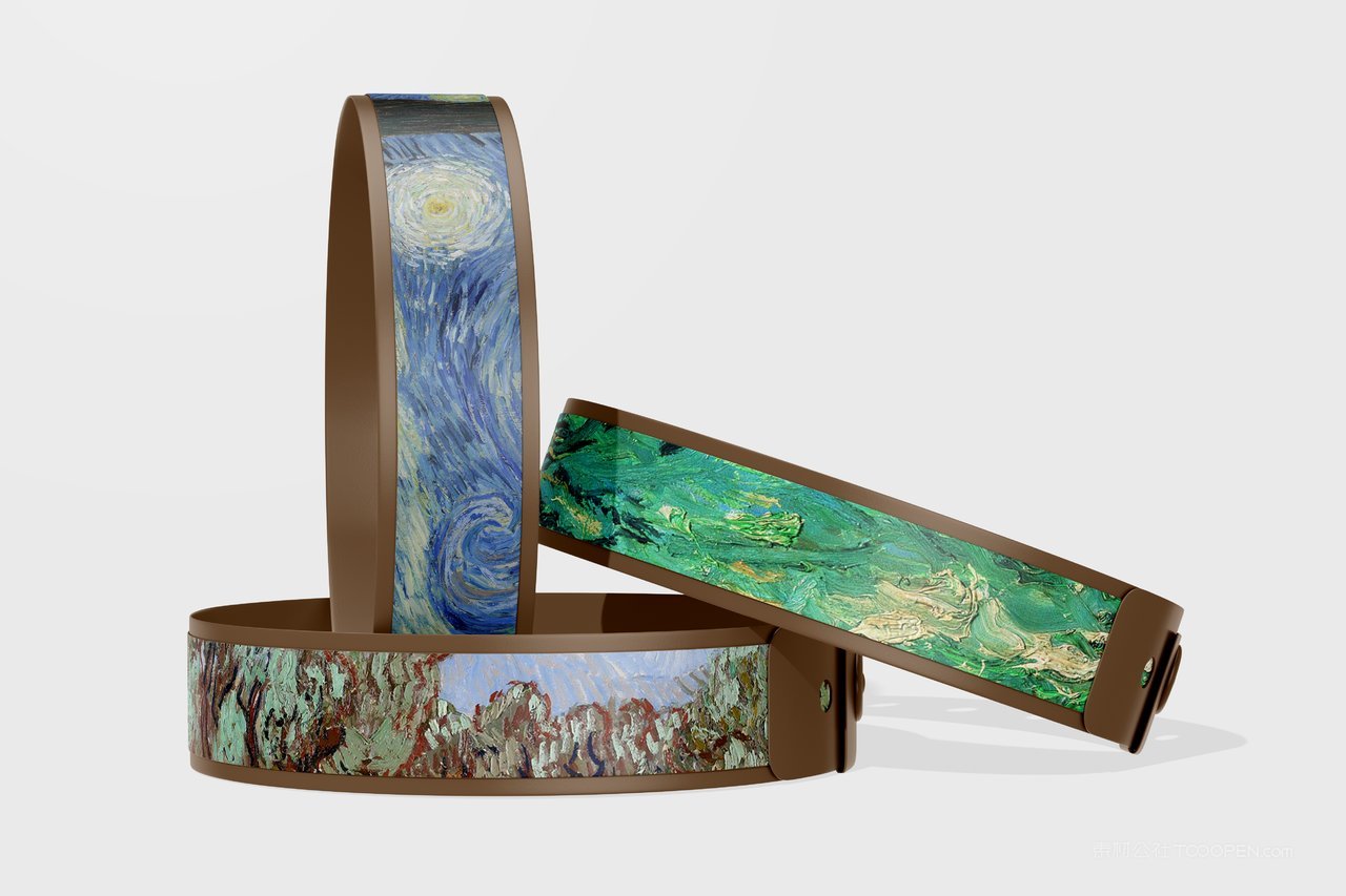 艺术文创名画手环办公用品样机