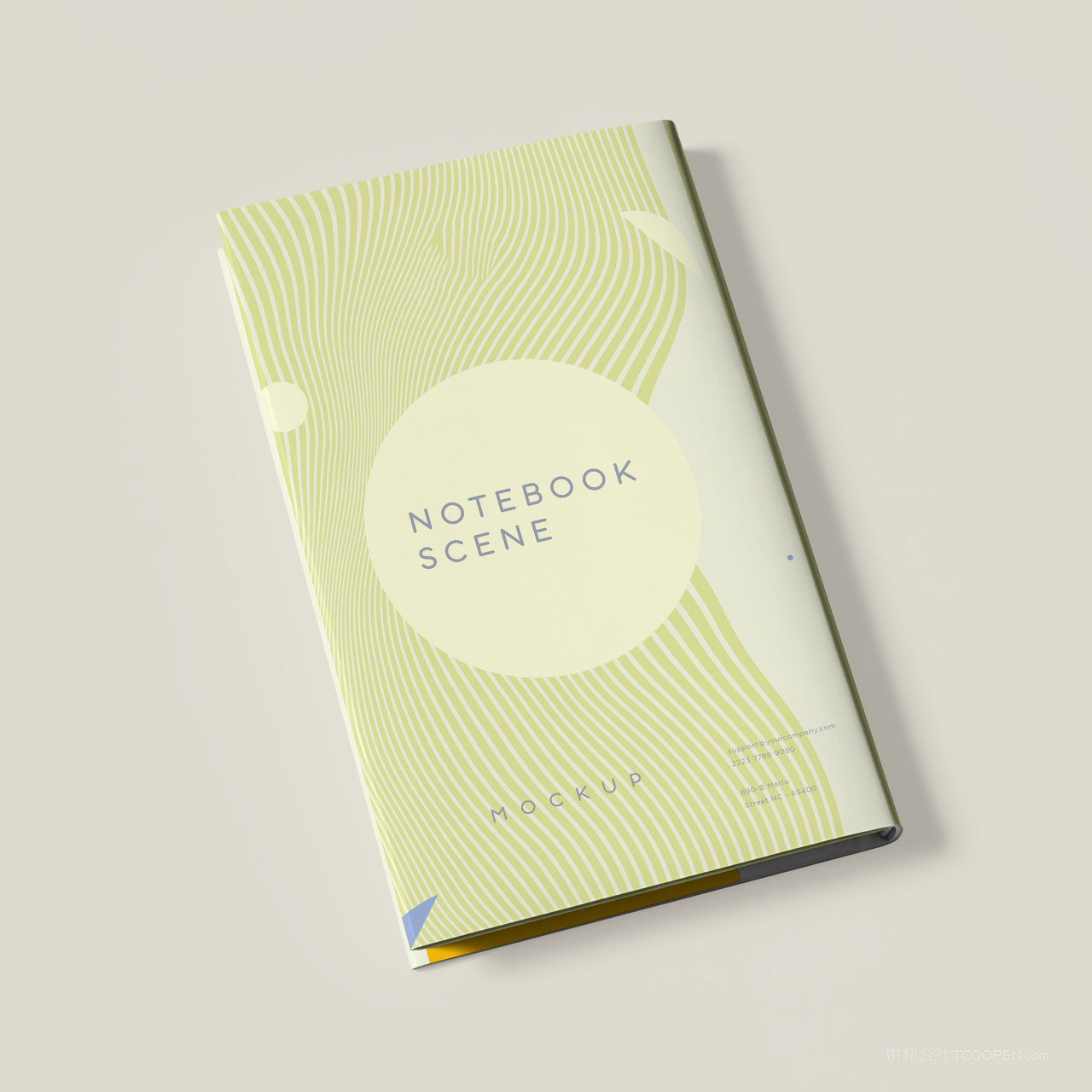 企业画册精装书籍封面贴图样机