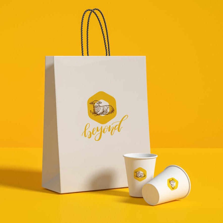 手提袋购物袋纸袋食品袋牛皮纸袋vi提案样机 (20)