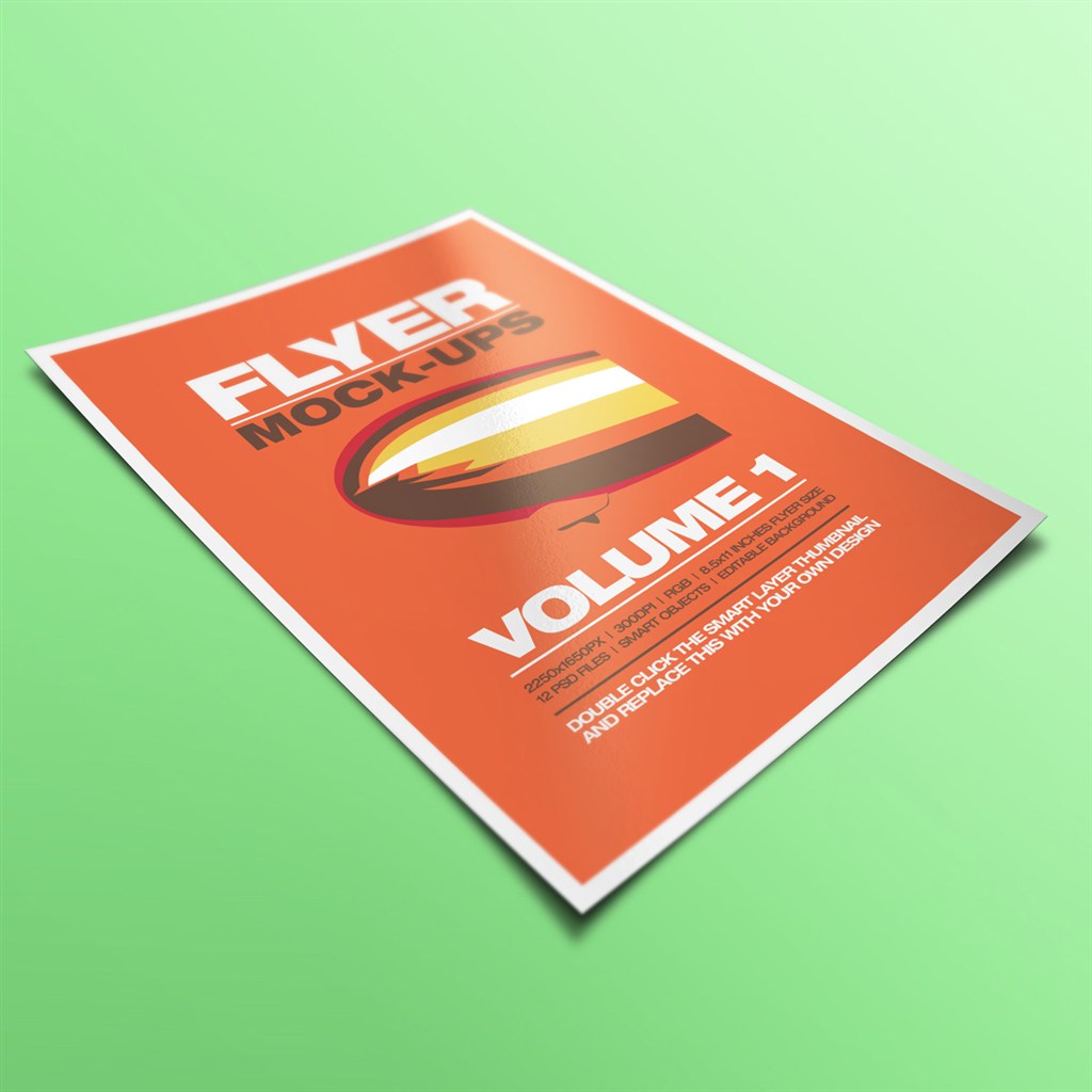 宣传单张折页样机