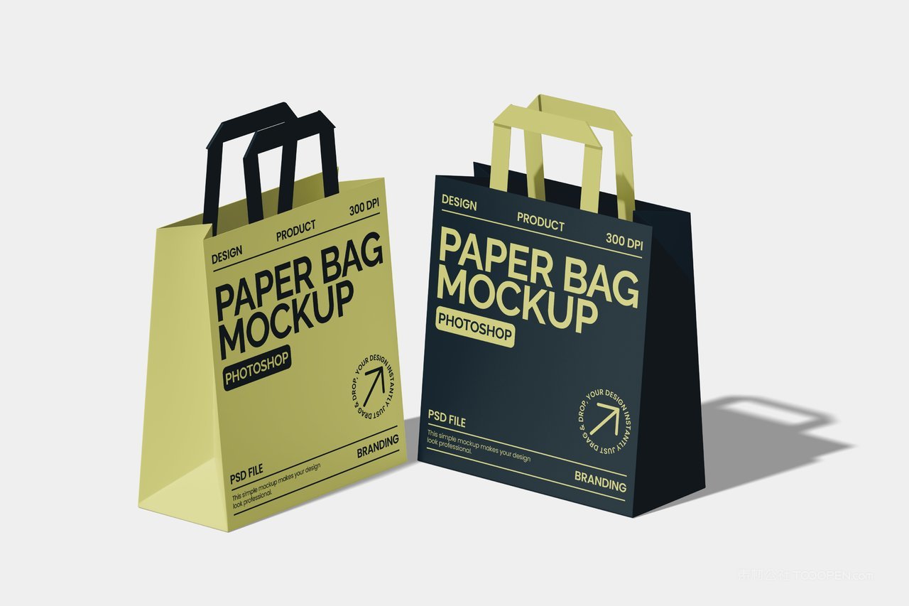 纸袋手提袋样机