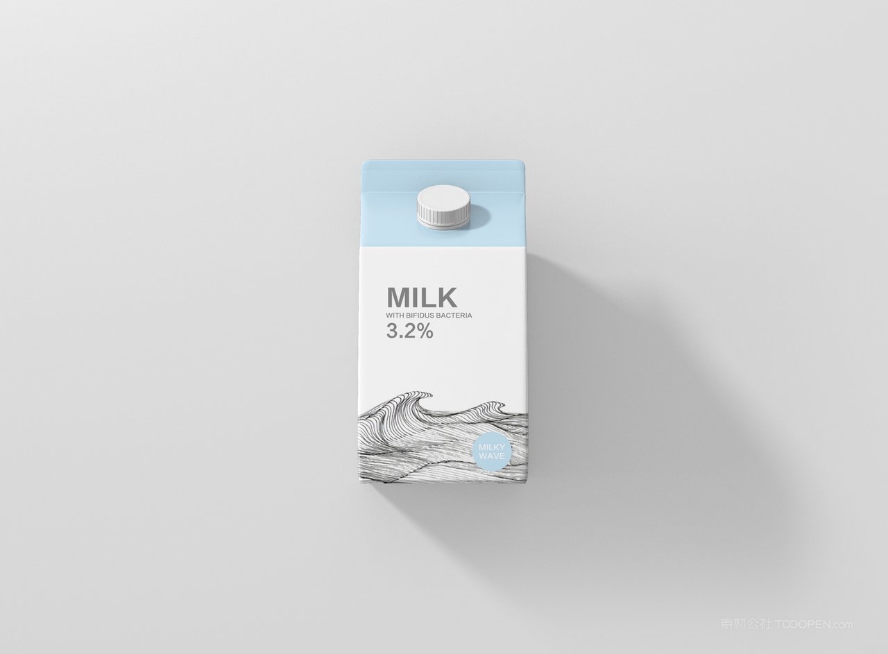 【2290期】牛奶酸奶饮料包装样机 (12)