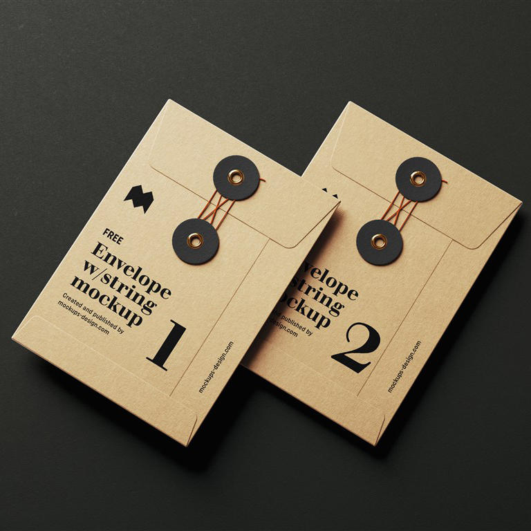信封样机模版素材