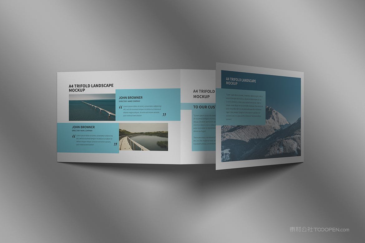 a5折页样机模板