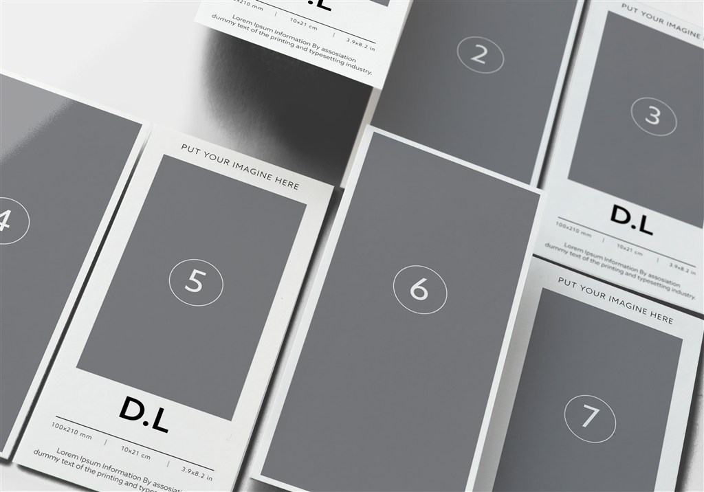 宣传单DM单页样机智能模板