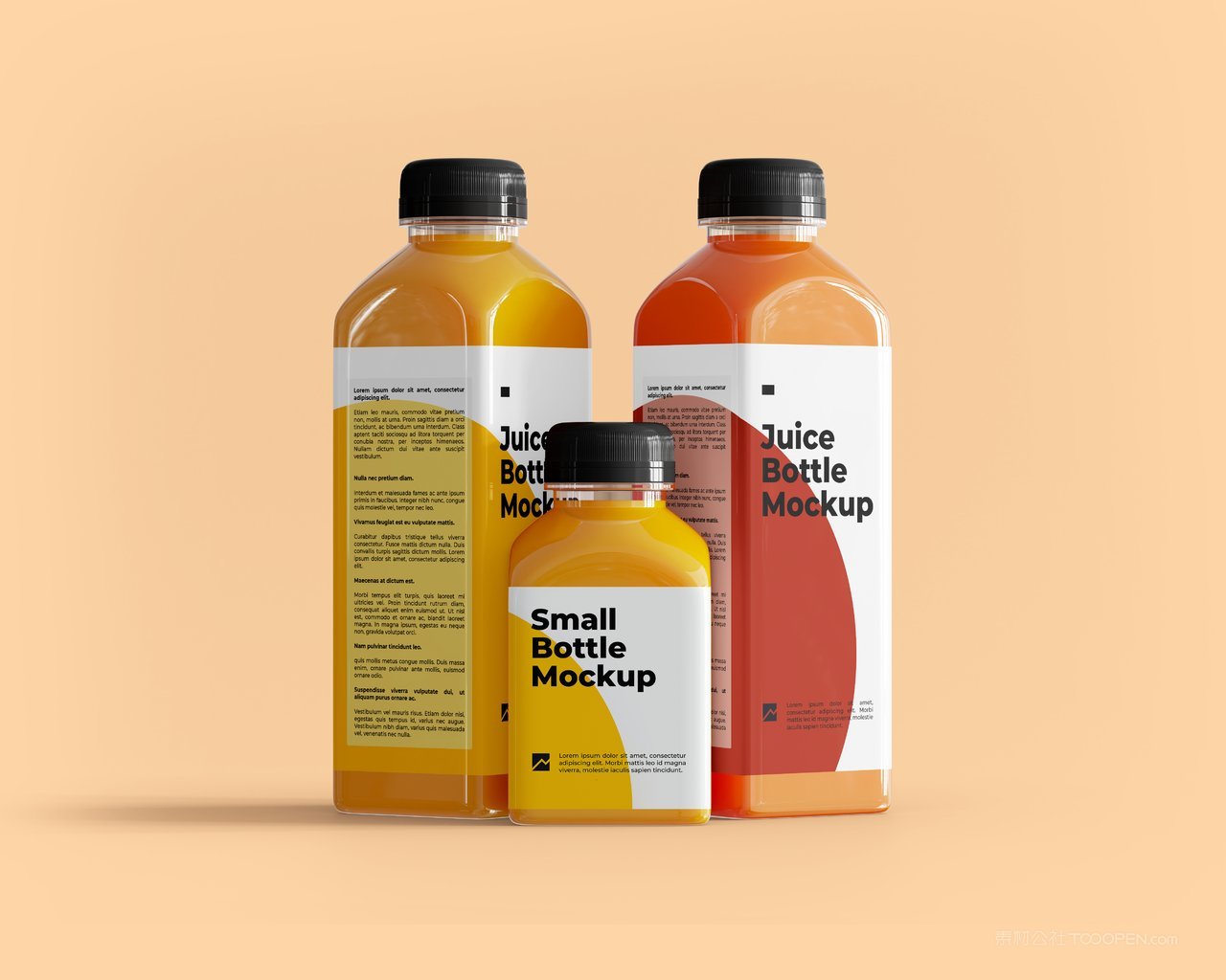 果汁包装样机模板