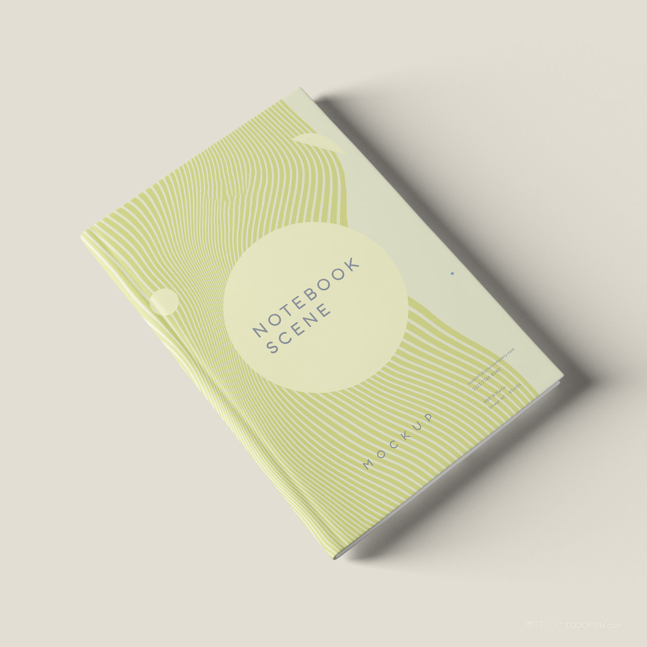 笔记本画册书本贴图样机