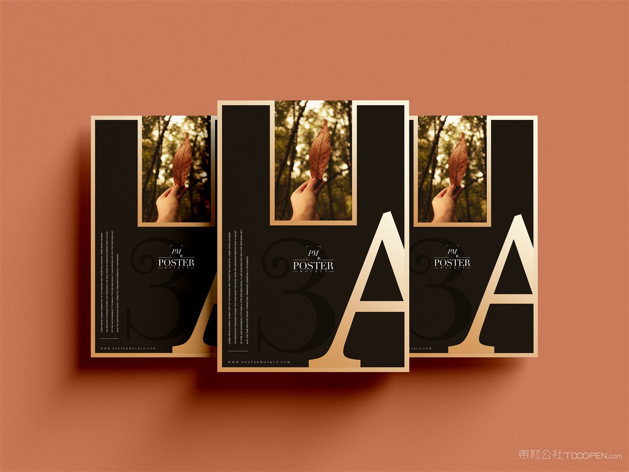 免费品牌海报样机