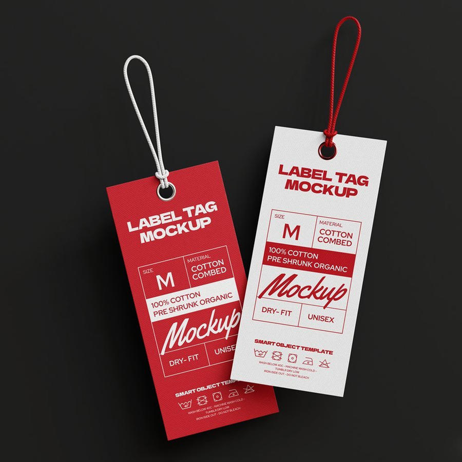服装标签样机