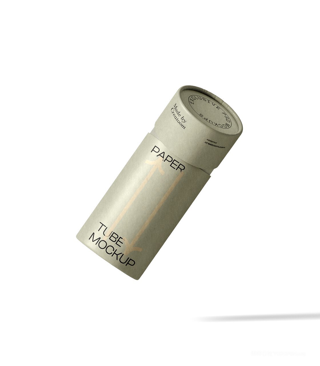 咖啡企业咖啡纸桶一次性包装样机 (24)