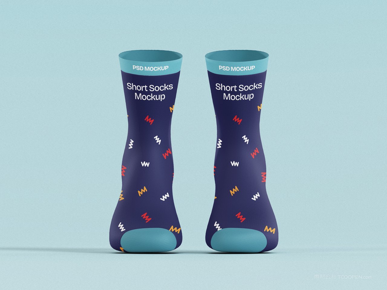 短袜图案设计样机