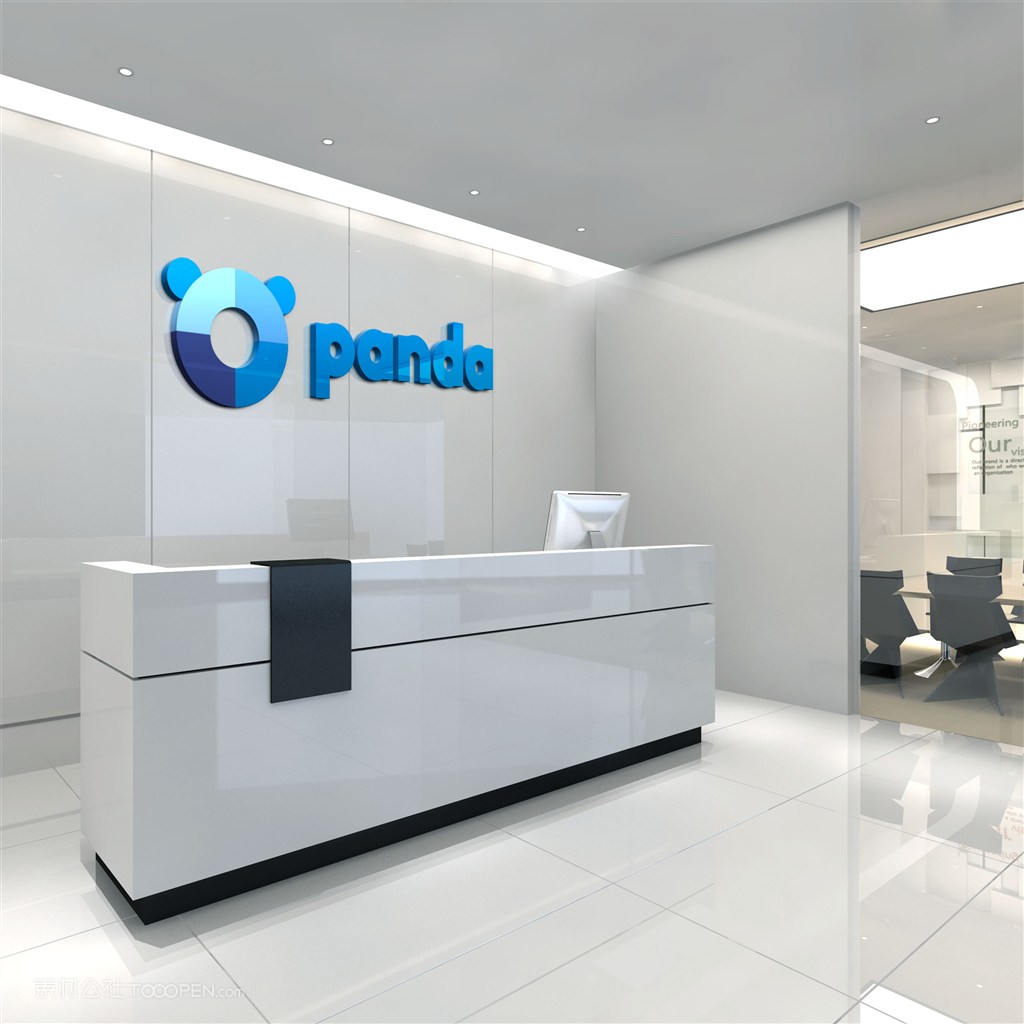 公司形象墙样机