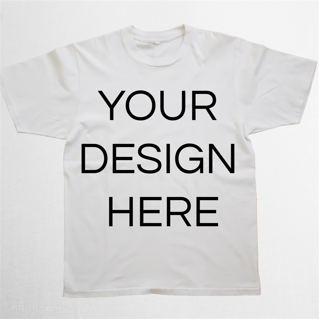 圆领短袖T恤包装样机