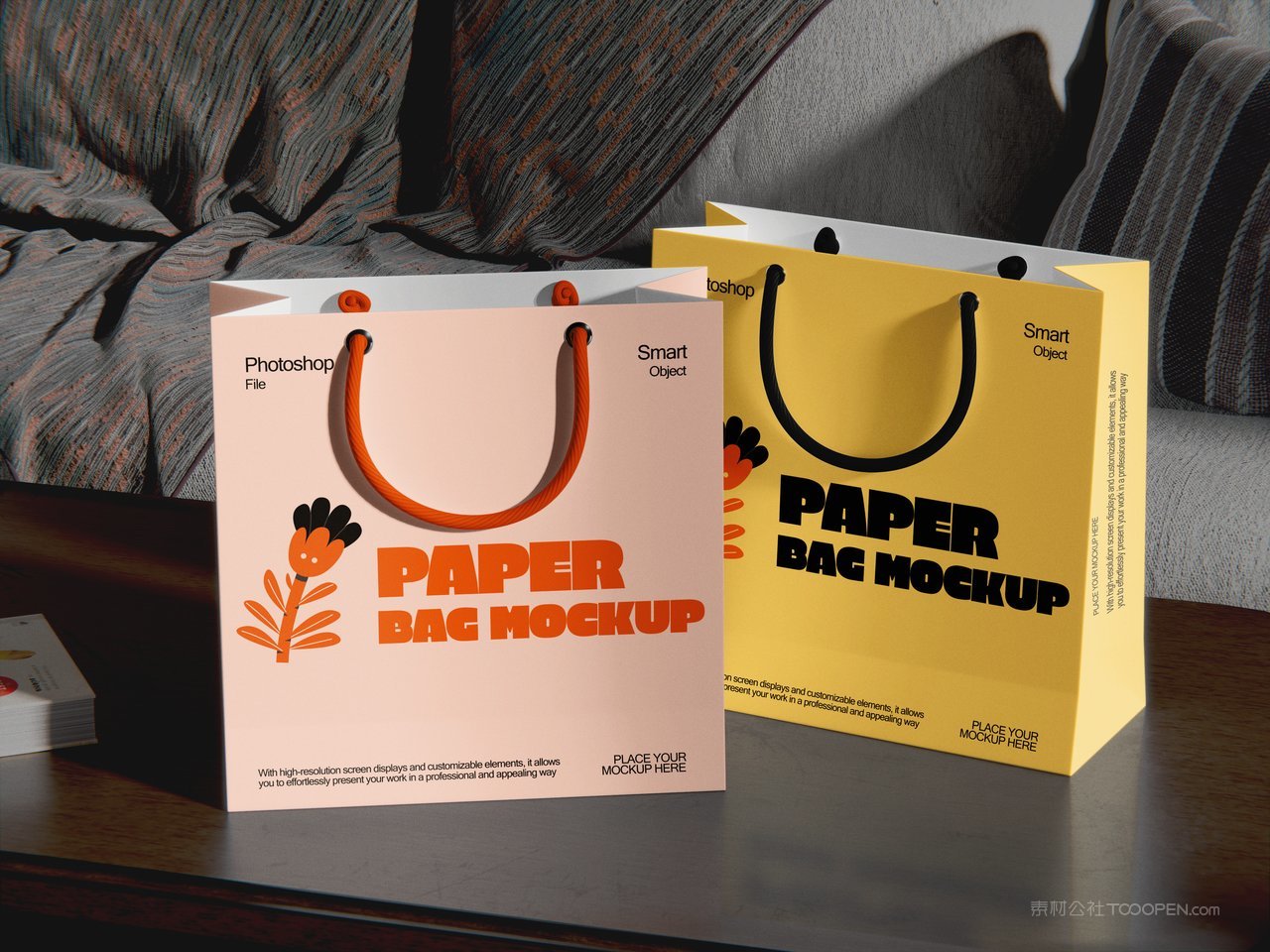 购物袋手提袋样机