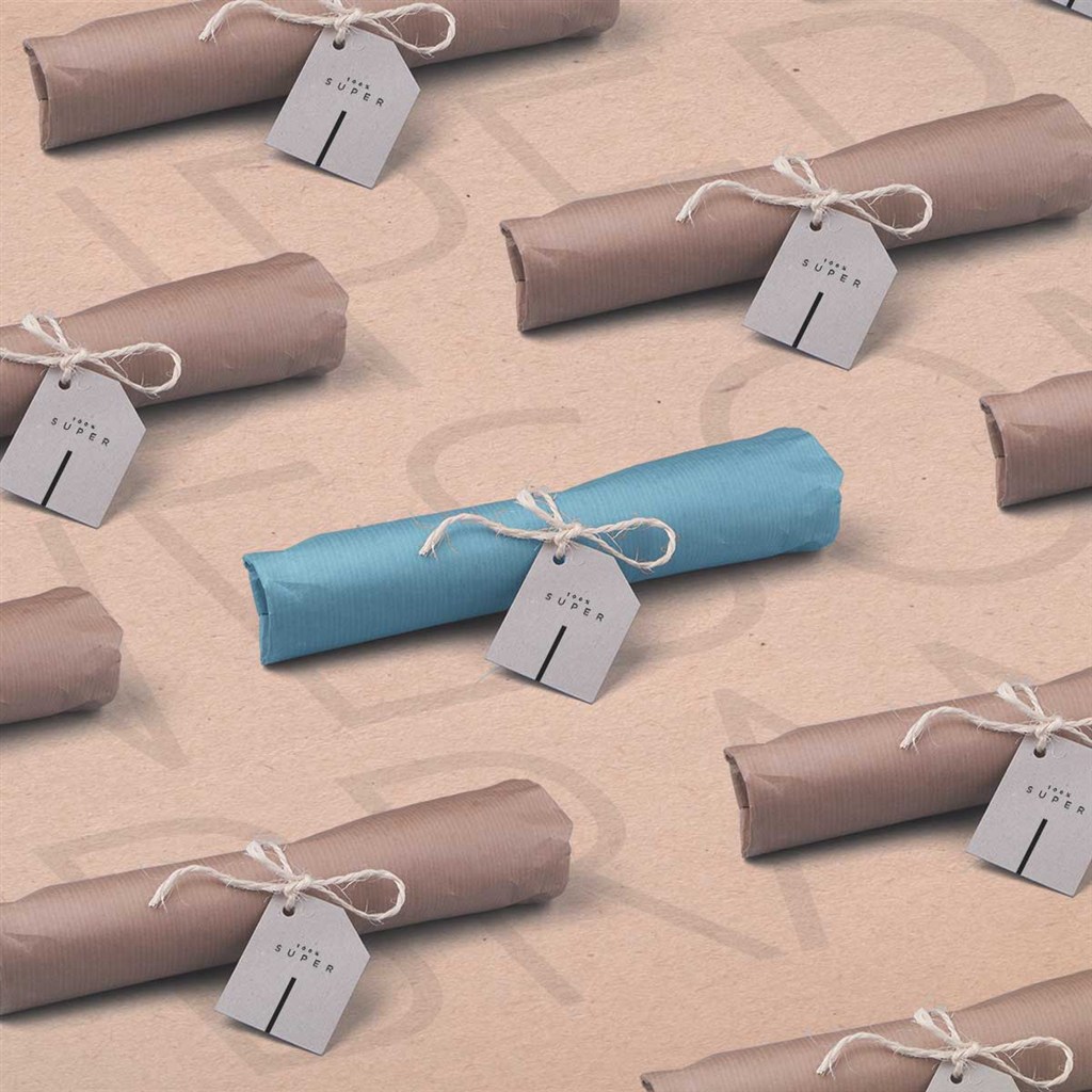 T恤包装吊牌设计样机