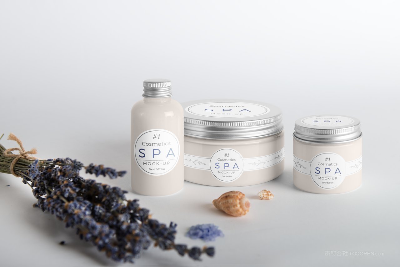 化妆品spa用品样机