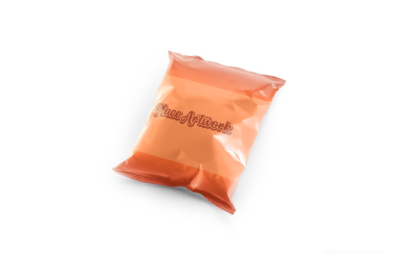 桔色膨化零食包装样机 (8)