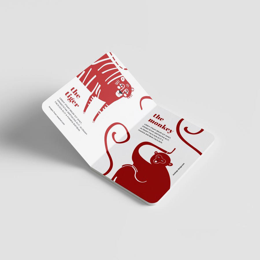 儿童书童话书绘本画册样机 (3)