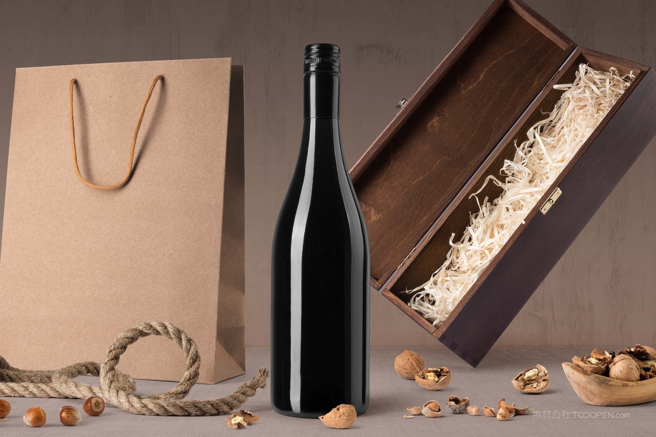 葡萄酒包装样机
