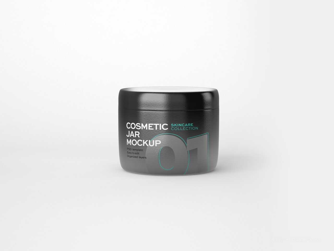 商务高级灰男士洗面奶产品包装样机 (1)