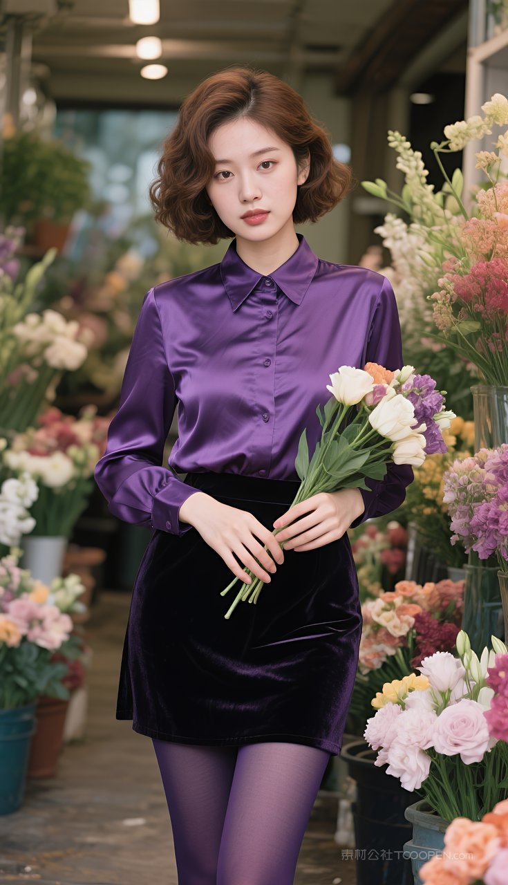 美腿丝袜短裙性感美女制服长腿