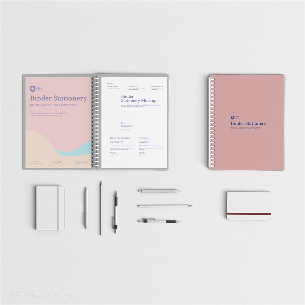 办公用品vi样机模板